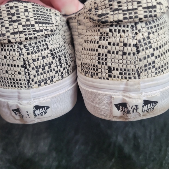 Van's Ultracush Camden Optical Woven Delux Size 8.5 - Picture 6 of 8